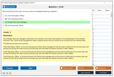 ISC2 SSCP Systems Security Certified Practitioner Practice test exam simulator test engine exam Prep practice test questions answers Image 1