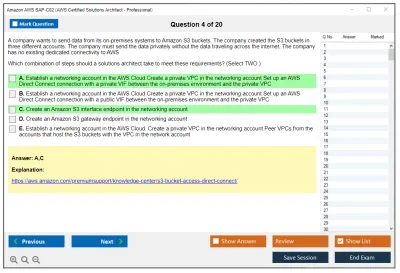 Amazon AWS SAP-C02 AWS Certified Solutions Architect - Professional Practice test exam simulator test engine exam Prep practice test questions answers Image 4
