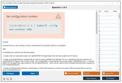 Linux Foundation CKAD Certified Kubernetes Application Developer (CKAD) Program Practice test exam simulator test engine exam Prep practice test questions answers Image 1