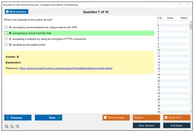 Microsoft SC-900 Microsoft Security Compliance and Identity Fundamentals Practice test exam simulator test engine exam Prep practice test questions answers Image 7