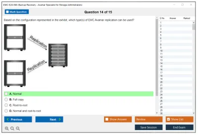 EMC E20-598 Backup Recovery - Avamar Specialist Exam for Storage Administrators Practice test exam simulator test engine exam Prep practice test questions answers Image 14