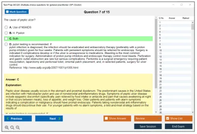 Test Prep MCQS Multiple-choice questions for general practitioner (GP) Doctor Practice test exam simulator test engine exam Prep practice test questions answers Image 7