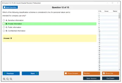 ECCouncil 312-76 Disaster Recovery Professional Practice Test Practice test exam simulator test engine exam Prep practice test questions answers Image 12