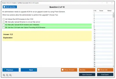 Nutanix NCA-6.5 Nutanix Certified Associate (NCA) v6.5 exam Practice test exam simulator test engine exam Prep practice test questions answers Image 2