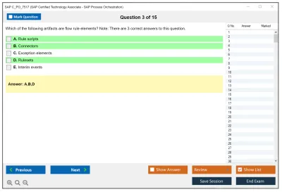 SAP C_PO_7517 SAP Certified Technology Associate - SAP Process Orchestration Practice test exam simulator test engine exam Prep practice test questions answers Image 3