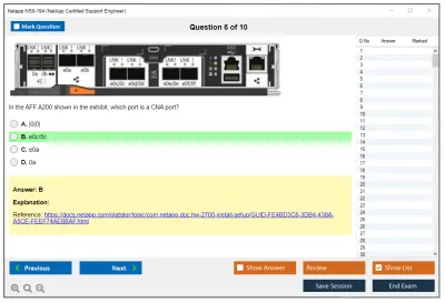 Netapp NS0-194 NetApp Certified Support Engineer (NCSE) Practice test exam simulator test engine exam Prep practice test questions answers Image 6