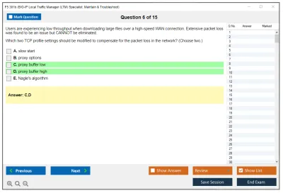 F5 301b LTM Specialist: Maintain & Troubleshoot Practice test exam simulator test engine exam Prep practice test questions answers Image 6