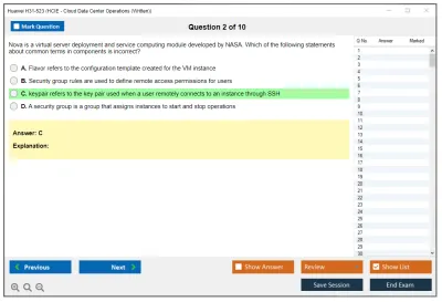 Huawei H31-523 HCIE - Cloud Data Center Operations (Written) Practice test exam simulator test engine exam Prep practice test questions answers Image 2