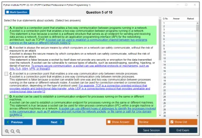 Python Institute PCPP-32-101 PCPP - Certified Professional in Python Programming 1 Practice test exam simulator test engine exam Prep practice test questions answers Image 5