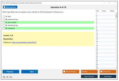 Cisco 300-610 Designing Cisco Data Center Infrastructure (DCID) Practice test exam simulator test engine exam Prep practice test questions answers Image 8