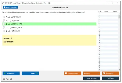 LPI 101-400 LPI Level 1 Exam 101, Junior Level Linux Certification, Part 1 of 2 Practice test exam simulator test engine exam Prep practice test questions answers Image 8