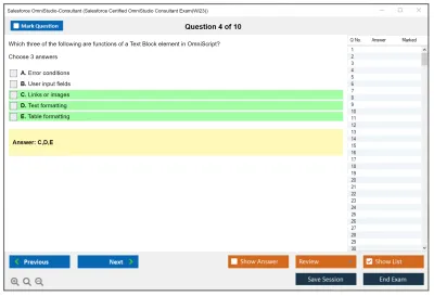 Salesforce OmniStudio-Consultant Salesforce Certified OmniStudio Consultant Practice test exam simulator test engine exam Prep practice test questions answers Image 4