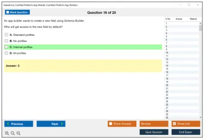 Salesforce Certified-Platform-App-Builder Salesforce Certified Platform App Builder Practice test exam simulator test engine exam Prep practice test questions answers Image 16