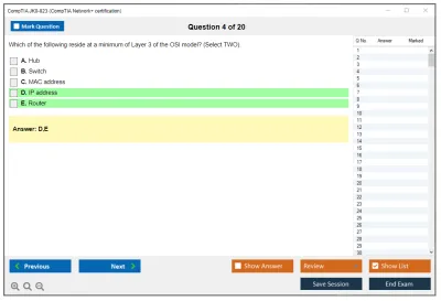CompTIA JK0-023 CompTIA Network+ certification Practice test exam simulator test engine exam Prep practice test questions answers Image 4