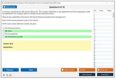 Microsoft MB-920 Microsoft Dynamics 365 Fundamentals Finance and Operations Apps (ERP) Practice test exam simulator test engine exam Prep practice test questions answers Image 6