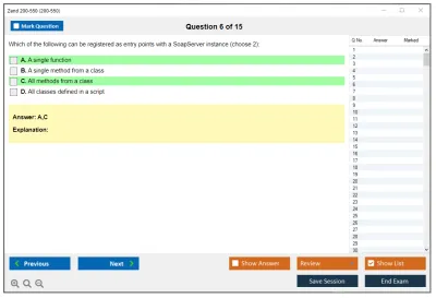 Zend 200-550 Zend Certified PHP Engineer Practice test exam simulator test engine exam Prep practice test questions answers Image 6