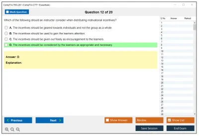 CompTIA TK0-201 CTT+ Exam (Certified Technical) Practice test exam simulator test engine exam Prep practice test questions answers Image 12
