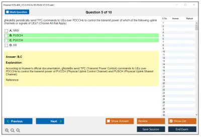 Huawei H35-480_V3.0 HCIA-5G-RAN V3.0 Exam Practice test exam simulator test engine exam Prep practice test questions answers Image 5