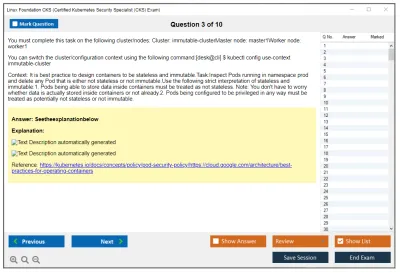 Linux Foundation CKS Certified Kubernetes Security Specialist (CKS) Practice test exam simulator test engine exam Prep practice test questions answers Image 3