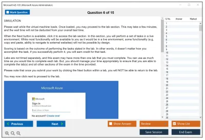 Microsoft AZ-103 Microsoft Azure Administrator Practice test exam simulator test engine exam Prep practice test questions answers Image 6