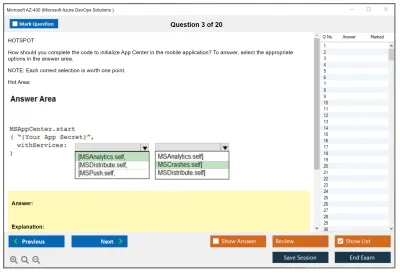 Microsoft AZ-400 Microsoft Azure DevOps Solutions Practice test exam simulator test engine exam Prep practice test questions answers Image 3