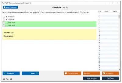 PMI PgMP Program Management Professional (PgMP) Practice test exam simulator test engine exam Prep practice test questions answers Image 7