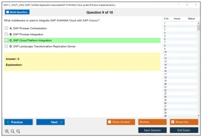 SAP C_S4CFI_2302 SAP Certified Application AssociateSAP S/4HANA Cloud (public)Finance Implementation Practice test exam simulator test engine exam Prep practice test questions answers Image 9