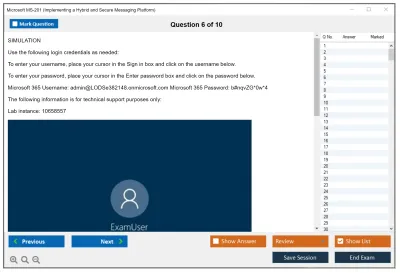 Microsoft MS-201 Implementing a Hybrid and Secure Messaging Platform Practice test exam simulator test engine exam Prep practice test questions answers Image 6