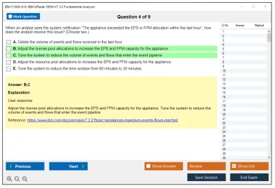 IBM C1000-018 IBM QRadar SIEM V7.3.2 Fundamental Analysis Practice test exam simulator test engine exam Prep practice test questions answers Image 4