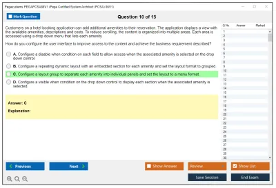 Pegasystems PEGAPCSA86V1 Pega Certified System Architect (PCSA) 86V1 Practice test exam simulator test engine exam Prep practice test questions answers Image 10