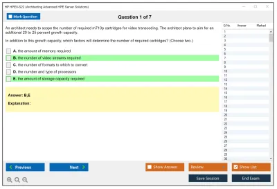 HP HPE0-S22 Architecting Advanced HPE Server Solutions Practice test exam simulator test engine exam Prep practice test questions answers Image 1