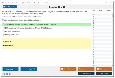 Salesforce Sales-Cloud-Consultant Salesforce Certified Sales Cloud Consultant Practice test exam simulator test engine exam Prep practice test questions answers Image 19