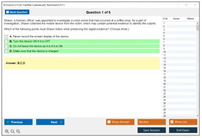 ECCouncil 212-82 Certified Cybersecurity Technician (CCT) Practice test exam simulator test engine exam Prep practice test questions answers Image 1