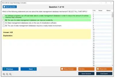 SOA C90.02 Cloud Technology Concepts Practice test exam simulator test engine exam Prep practice test questions answers Image 1