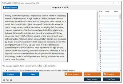 Test Prep HESI-A2 HESI Admission Assessment Exam (A2) Practice test exam simulator test engine exam Prep practice test questions answers Image 7