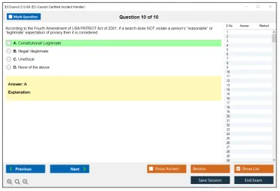 ECCouncil 212-89 EC Council Certified Incident Handler (ECIH v3) Practice test exam simulator test engine exam Prep practice test questions answers Image 10