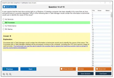 CompTIA 220-1202 CompTIA A+ Certification Exam: Core 2 Practice test exam simulator test engine exam Prep practice test questions answers Image 14