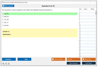 HIPAA HIO-201 Certified HIPAA Professional Practice test exam simulator test engine exam Prep practice test questions answers Image 8