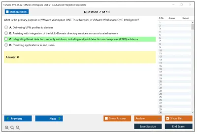 VMware 5V0-61.22 VMware Workspace ONE 21.X Advanced Integration Specialist Practice test exam simulator test engine exam Prep practice test questions answers Image 7