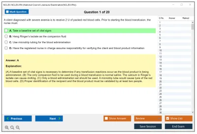 NCLEX NCLEX-RN National Council Licensure Examination(NCLEX-RN) Practice test exam simulator test engine exam Prep practice test questions answers Image 1