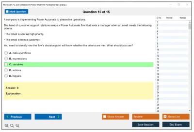 Microsoft PL-900 Microsoft Power Platform Fundamentals Practice test exam simulator test engine exam Prep practice test questions answers Image 15