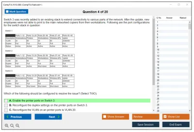 CompTIA N10-008 CompTIA Network+ Exam Practice test exam simulator test engine exam Prep practice test questions answers Image 4