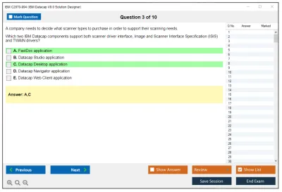 IBM C2070-994 IBM Datacap V9.0 Solution Designer Practice test exam simulator test engine exam Prep practice test questions answers Image 3