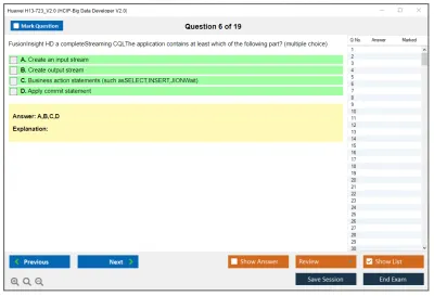 Huawei H13-723_V2.0 HCIP-Big Data Developer V2.0 Practice test exam simulator test engine exam Prep practice test questions answers Image 6