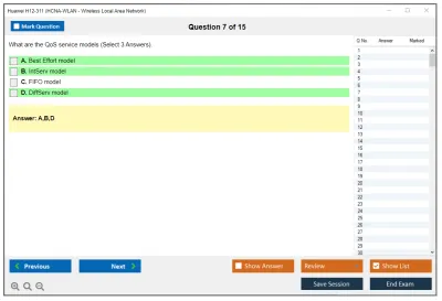 Huawei H12-311 HCNA-WLAN - Wireless Local Area Network Practice test exam simulator test engine exam Prep practice test questions answers Image 7
