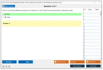 Vlocity Vlocity-Order-Management-Developer Vlocity Certified Communications Order Management Developer Exam Practice test exam simulator test engine exam Prep practice test questions answers Image 3