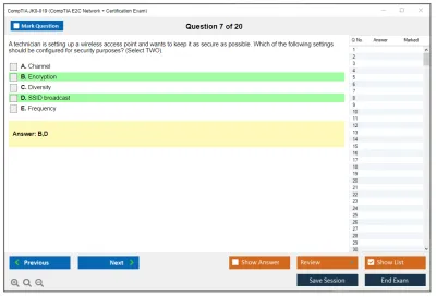 CompTIA JK0-019 CompTIA E2C Network + Certification Exam Practice test exam simulator test engine exam Prep practice test questions answers Image 7