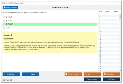 ISC2 CC Certified in Cybersecurity Practice test exam simulator test engine exam Prep practice test questions answers Image 5