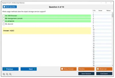 Huawei H13-811 HCNA Cloud Service Practice test exam simulator test engine exam Prep practice test questions answers Image 4
