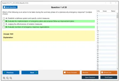 Huawei H12-711_V3.0 HCIA-Security V3.0 Practice test exam simulator test engine exam Prep practice test questions answers Image 1